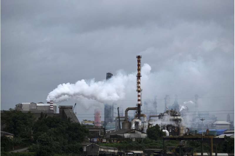 Carbon dioxide emissions rising globally, but drop in China