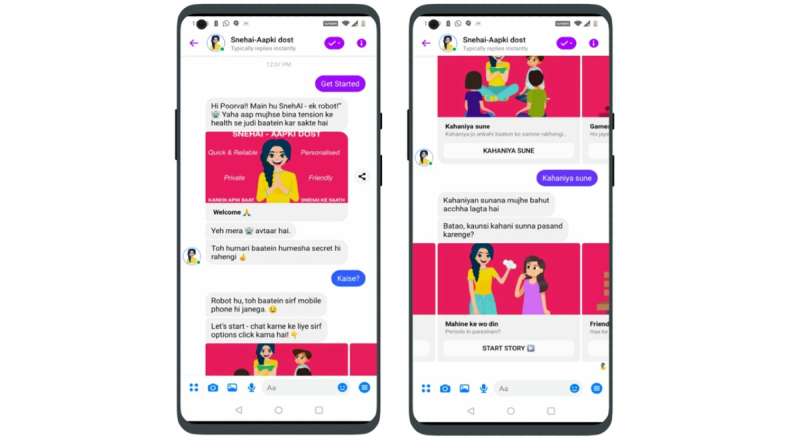 Chatbot provides safe space for young people to learn about sexual, reproductive health