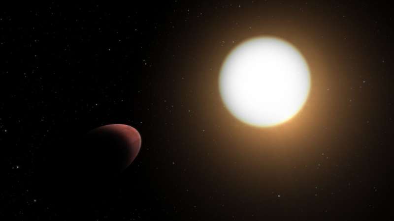 Cheops reveals a rugby-ball-shaped exoplanet