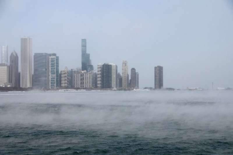 Chicago saw temperatures of -6F (-21C) on Friday.