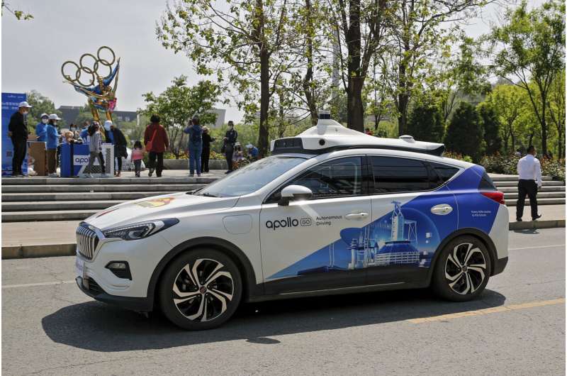 China grants first driverless taxi permits to Baidu, Pony.ai