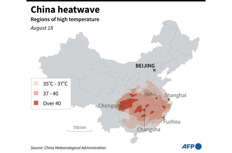 China heatwave