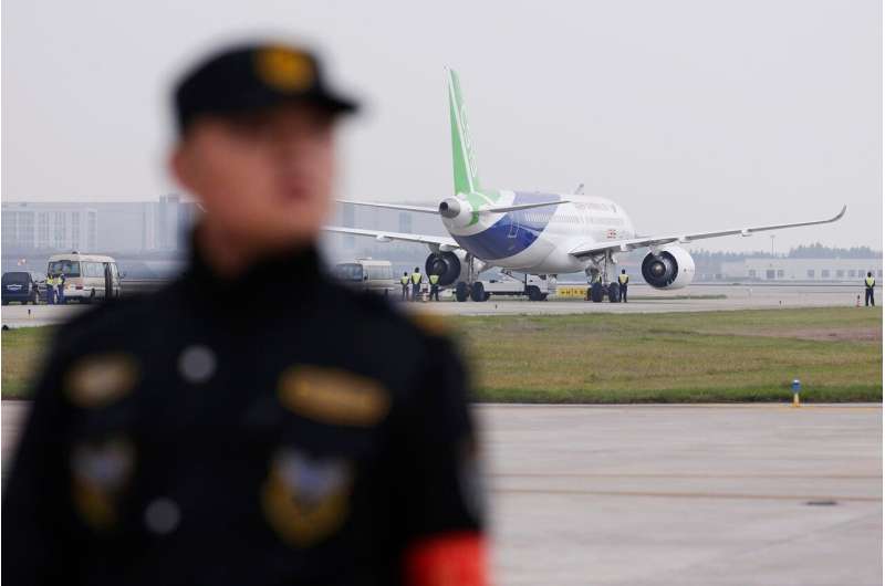 China shows off newly approved passenger jet at major airshow
