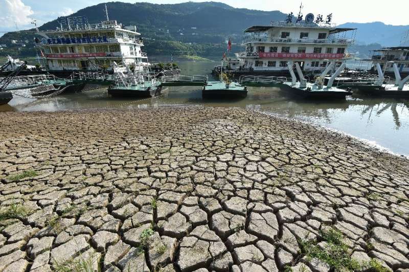 China's searing heat is drying up the critical Yangtze River, with water flow on its main trunk about 51 percent lower than the 
