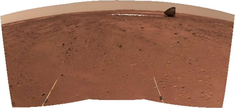 चीनी रोवर ने मंगल ग्रह पर पानी के सबूत हाल ही में खोजे हैं जितना सोचा गया था