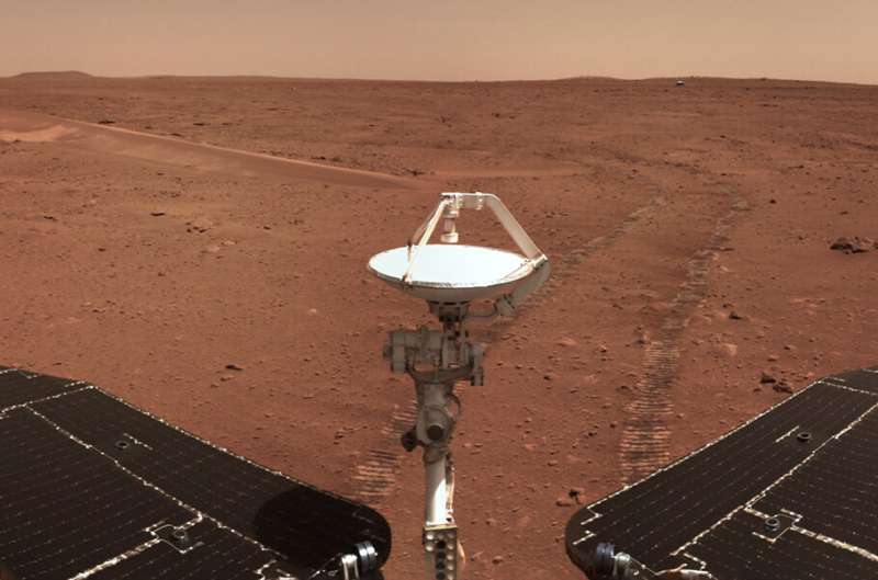 चीनी रोवर ने मंगल ग्रह पर पानी के सबूत हाल ही में खोजे हैं जितना सोचा गया था
