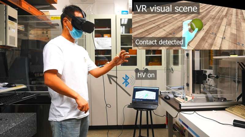 CityU researchers develop wireless, ultrathin “Skin VR” to provide a vivid, “personalised” touch experience in the virtual world