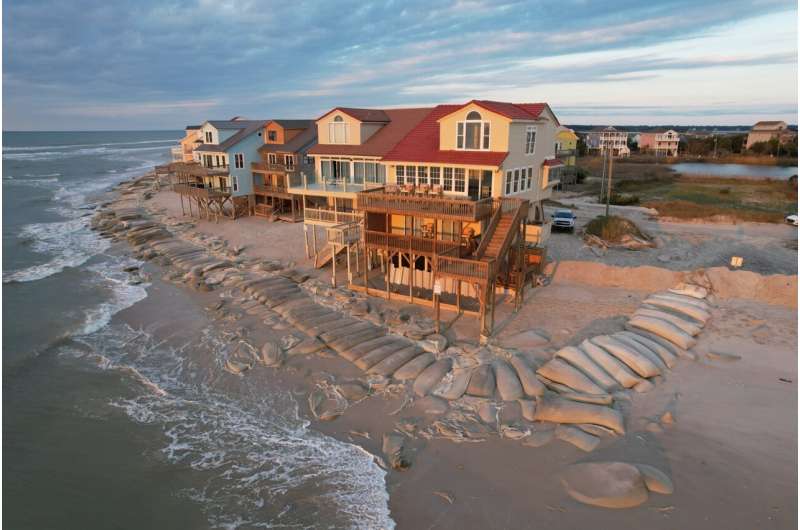 coast house erosion