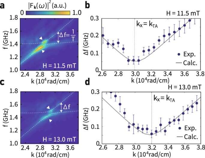 Coherent oscillation between phonons and magnons