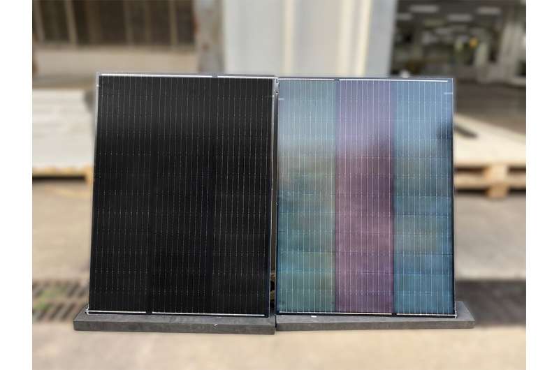 Colorful solar panels could make the technology more attractive