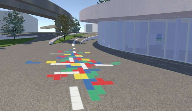 Des environnements urbains colorés, même en réalité virtuelle, favorisent le bien-être
