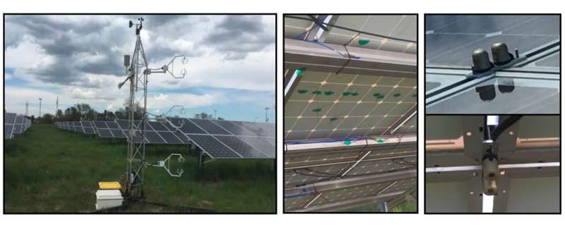 Cooling solar cells, naturally