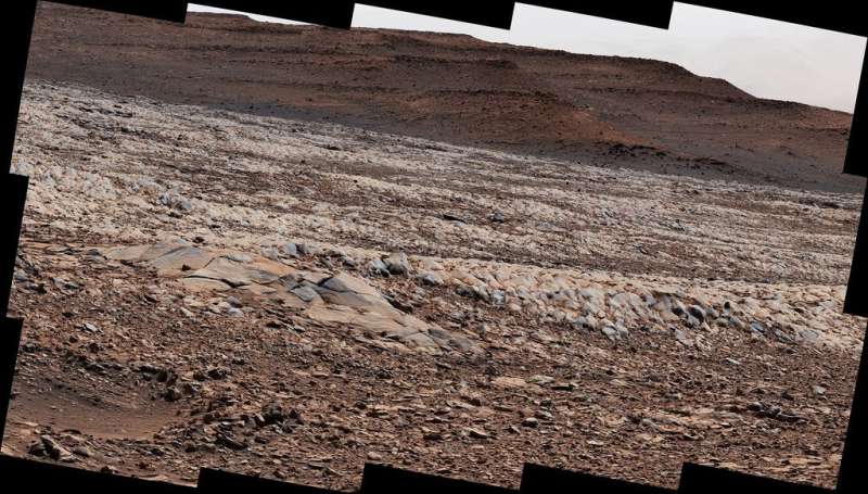 Curiosity Mars Rover explores 'Gator-Back' rocks