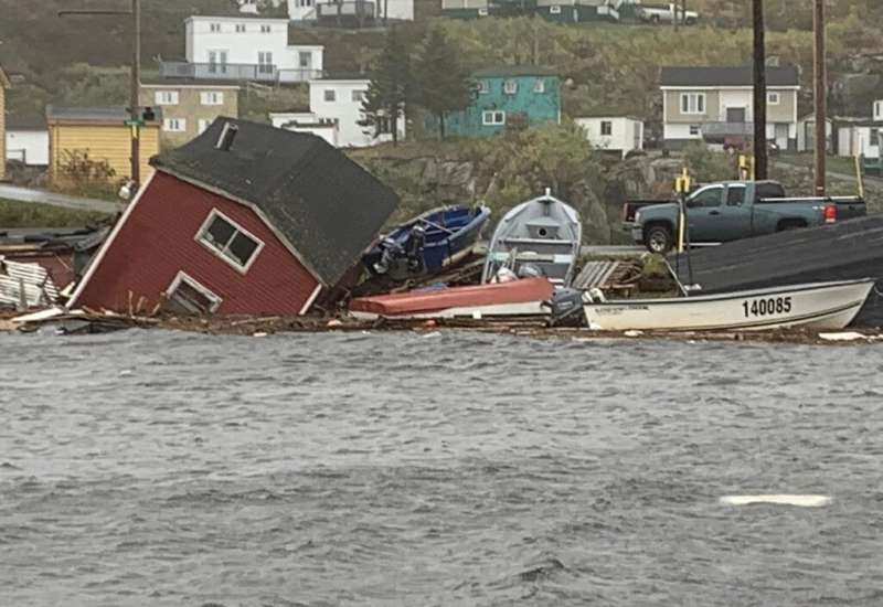 Damage caused by Hurricane Fiona in Newfoundland and Labrador province, Canada