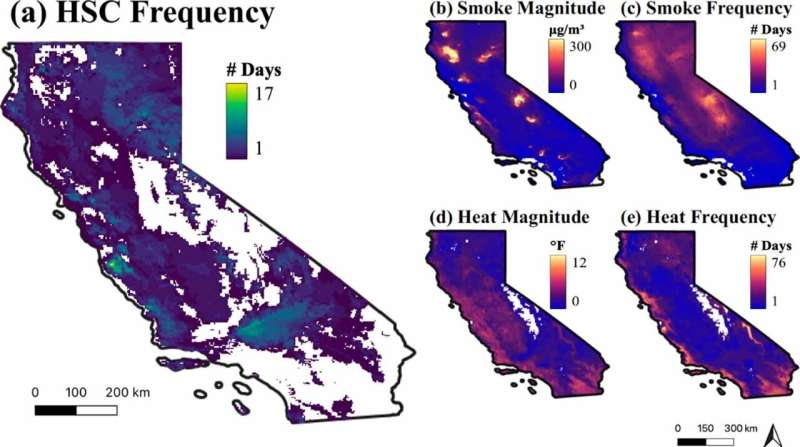 Dangerous combination of extreme heat and smoke affected 16.5 million Californians