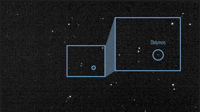 DART sets sights on asteroid target