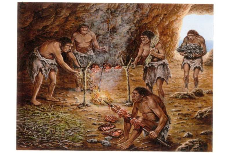 Early humans placed the hearth at the optimal location in their cave – for maximum benefit and minimum smoke exposure