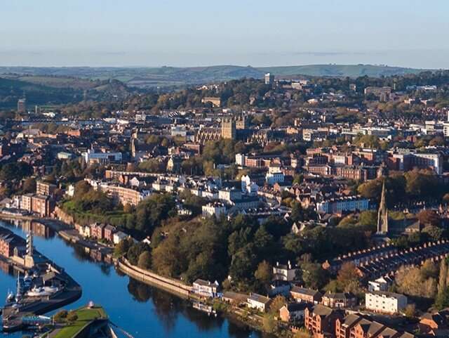 Exeter tops Britain's city centers for 'greenness' - while Glasgow comes in last