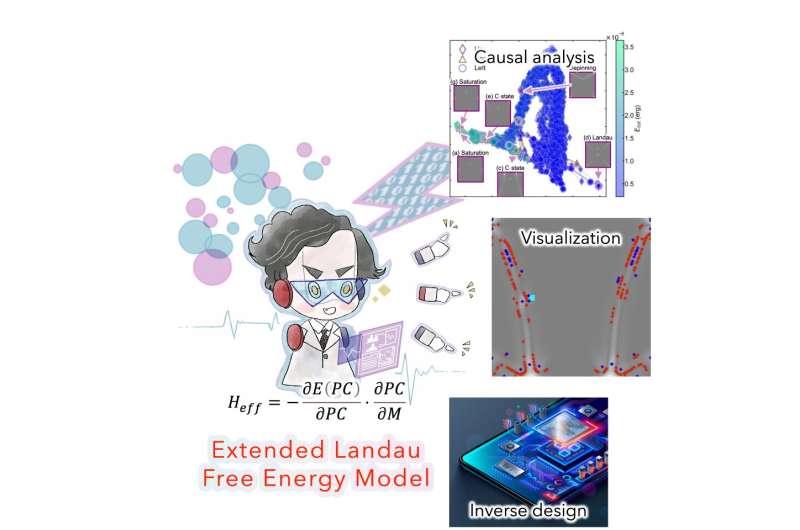 Explainable AI-based physical theory for advanced materials design