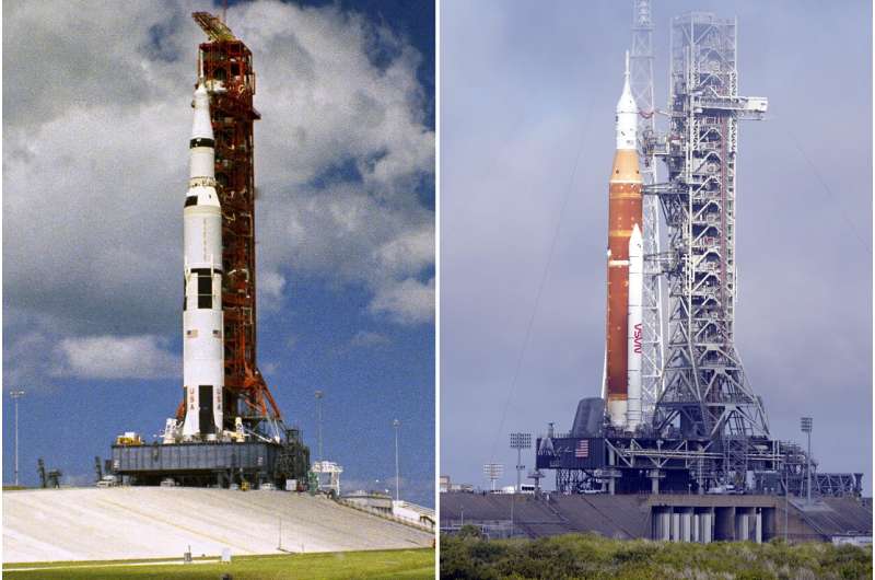 EXPLAINER: NASA tests new moon rocket, 50 years after Apollo
