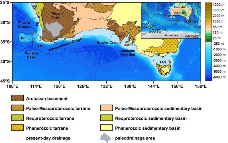Exploring sedimentary response to Eocene-era tectonic and climate changes in southeast Indian Ocean