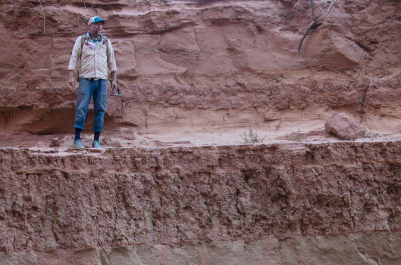 Exposed sediments reveal decades of Lake Powell history