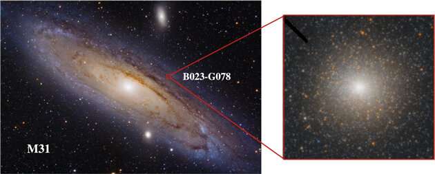 Extraordinary black hole found in neighboring galaxy
