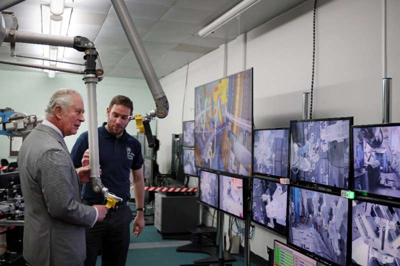 File picture showing Prince Charles visiting the control room at the Joint European Torus (JET) experiment near Oxford, where sc