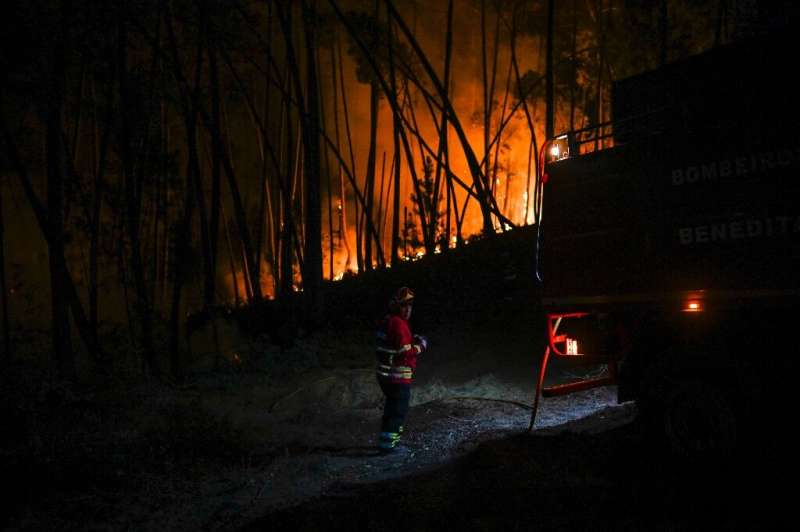 Firefighters brought Portugal's largest blaze  in the central area of Ourem under control on Monday