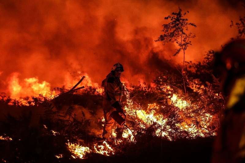 Fires in France have led to the highest levels of carbon pollution since records began
