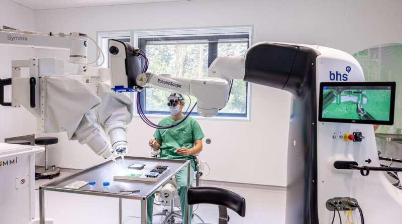 First completely robot-supported microsurgical operations on humans