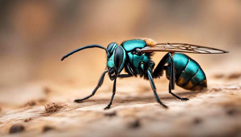 Cinco datos sobre la espantosa belleza de las avispas solitarias