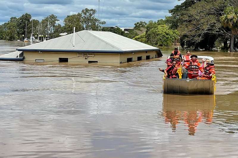 Flood warnings were in effect for dozens of areas across the states of Queensland and New South Wales, where a week-long &quot;r
