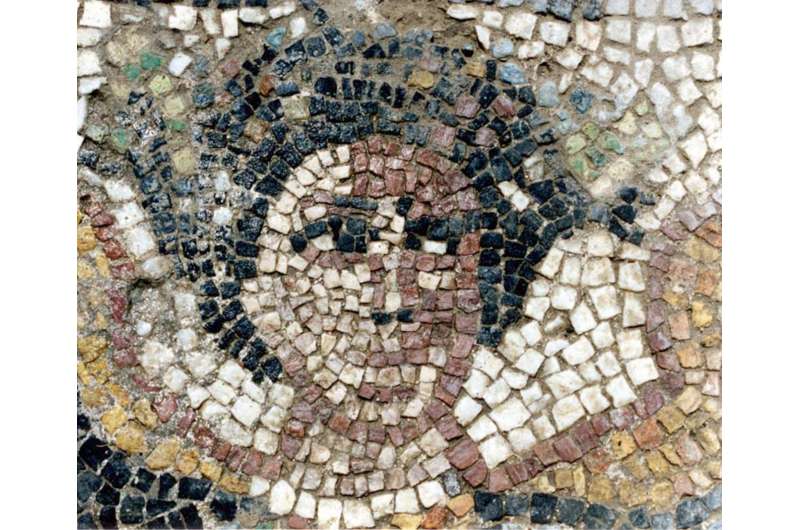Floors in ancient Greek luxury villa were laid with recycled glass