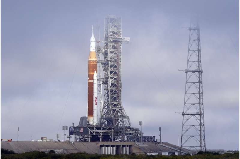 The fuel leak would end NASA’s clothing preparation for the lunar rocket