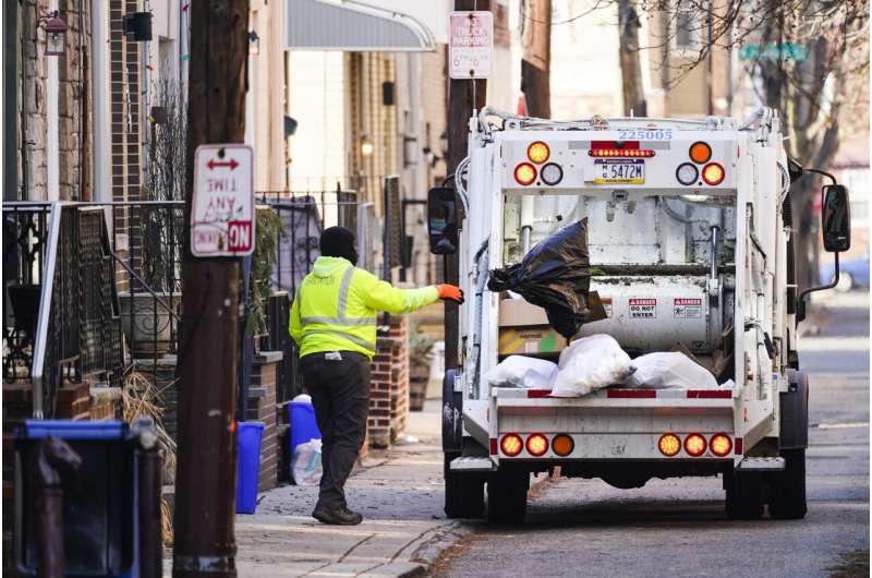 Garbage and recyclables pile up as omicron takes its toll