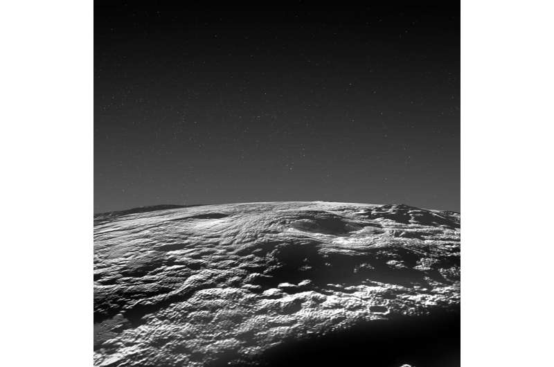 Giant ice volcanoes identified on Pluto
