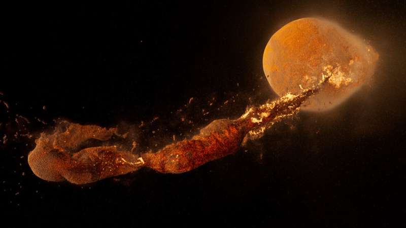 Giant impact could have formed the Moon more rapidly, scientists reveal in new simulations