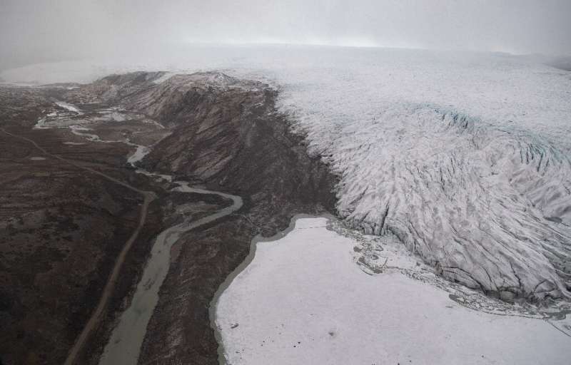Glacier fronts are retreating in fjords and on land