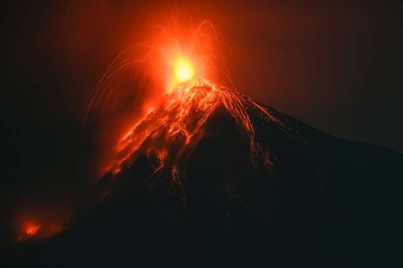 Guatemala's volcano named Fuego -- Spanish for fire -- rumbled into activity overnight Saturday into Sunday, December 11, 2022, 