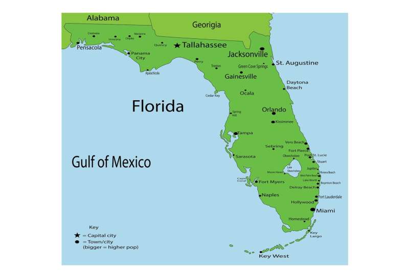 gulf of mexico map