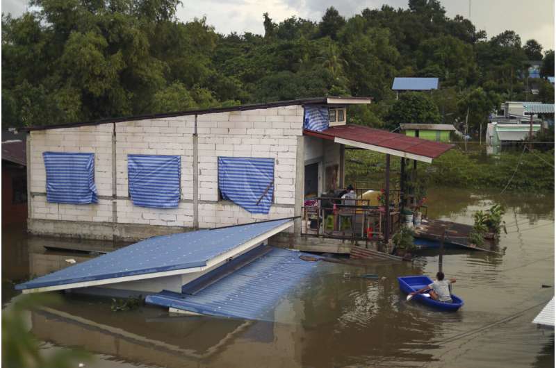 Heavy rain swells rivers, causing floods in much of Thailand