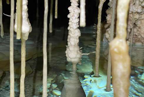 Caché dans des grottes : les proliférations minérales révèlent une élévation moderne sans précédent du niveau de la mer