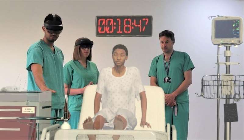 Hologram patients developed to help train doctors and nurses