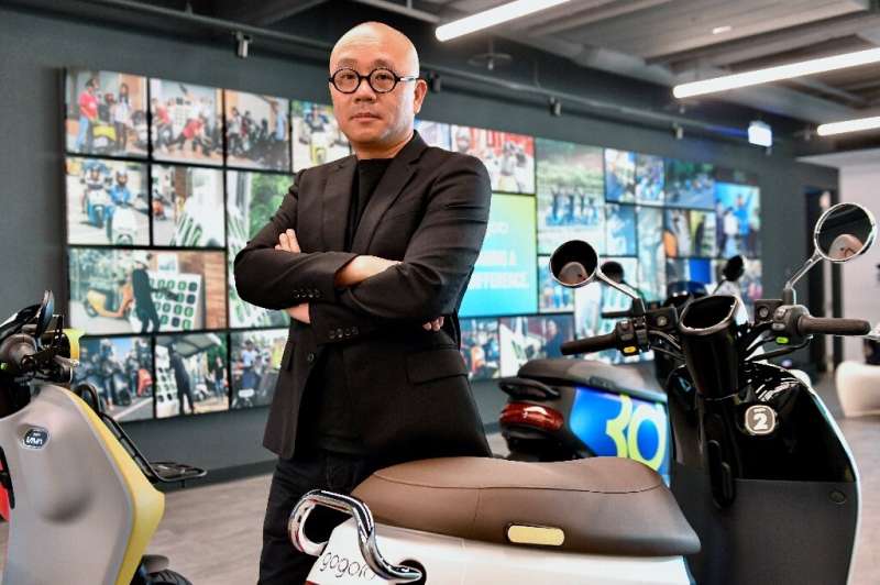 Horace Luke, founder and CEO of Gogoro, a Taiwanese company that developed a battery-swapping refuelling platform for  electric 