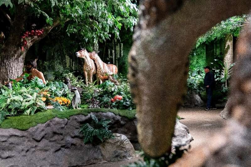 How it all began? A display of the Garden of Eden at the Creation Museum in Petersburg, Kentucky
