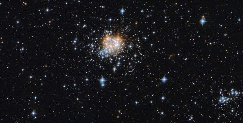 Hubble observes an outstanding open cluster
