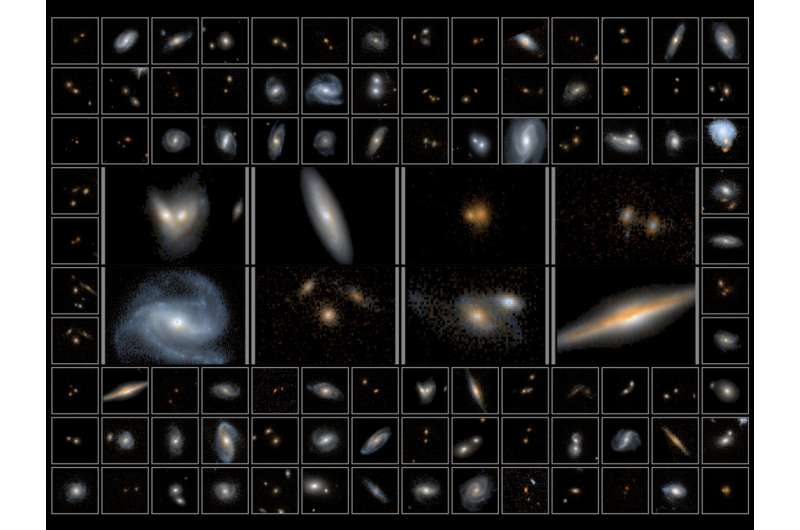 哈勃太空望遠鏡拍攝最大的近紅外圖像來尋找宇宙中最稀有的星系