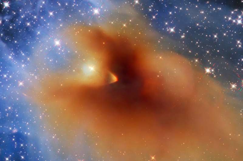 Hubble views a billowing cosmic cloud