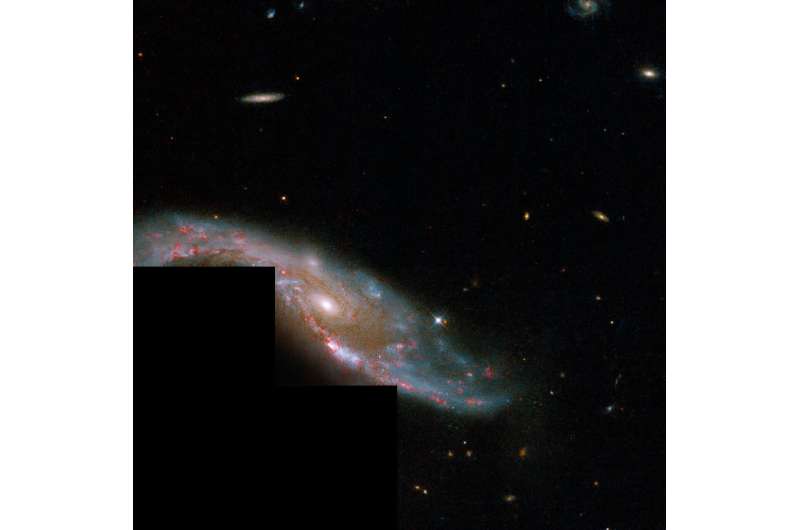 Hubble views an interacting spiral